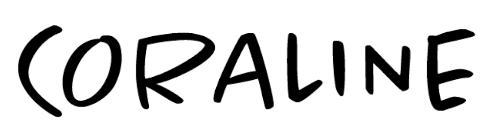Coraline typography